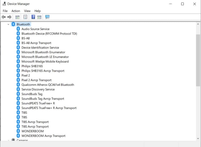 bluetooth device manager