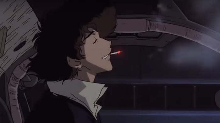Cowboy Bebop Spike Spiegel scene