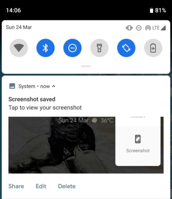 Android screenshot how to