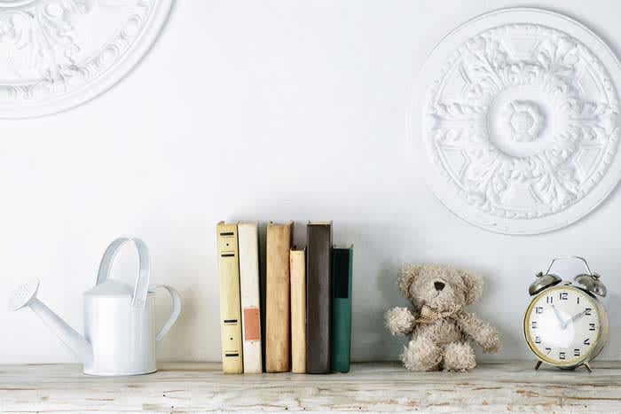 Bear on shelf