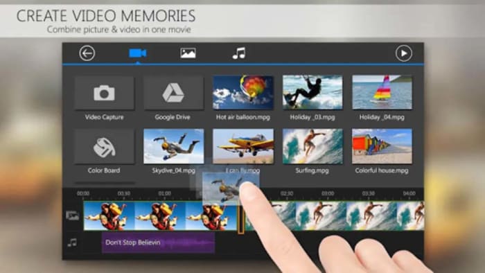 PowerDirector free video editing app