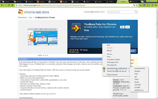Too many Tabs