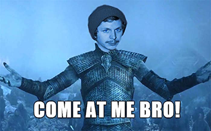 Michael Cera's face on things