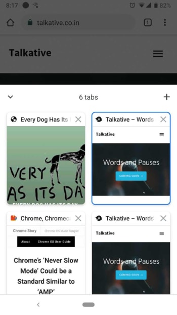 chrome tab groups screenshot