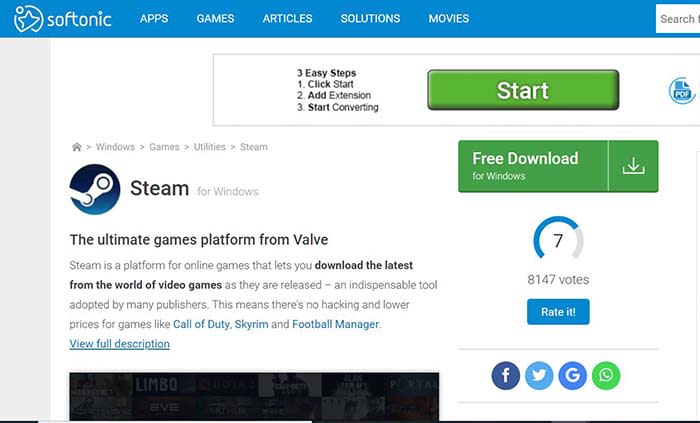 Download steam