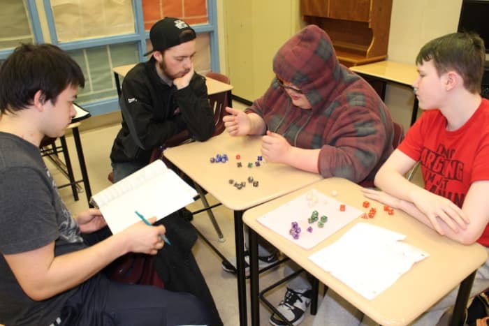 Dungeons and Dragons tabletop gaming