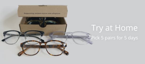 warby parker try at home