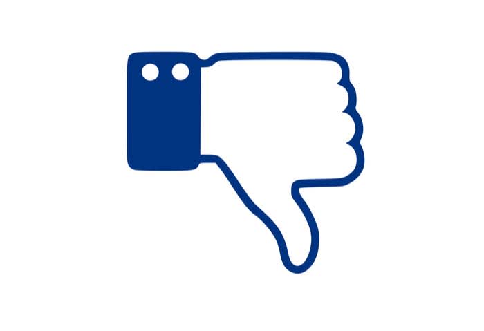 Facebook dislike