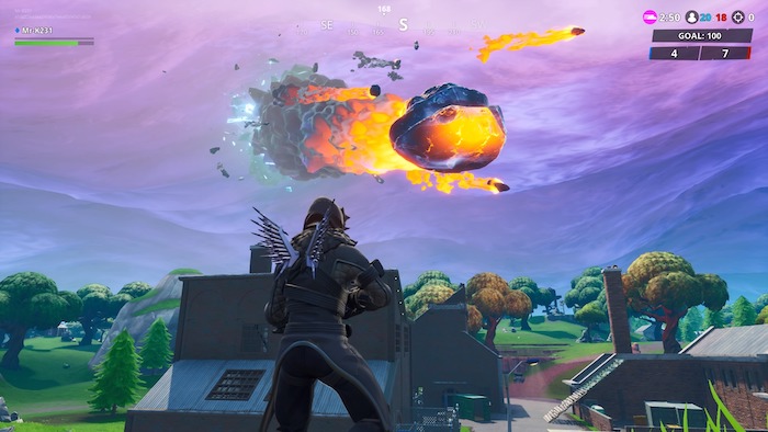 fortnite season 10 meteor