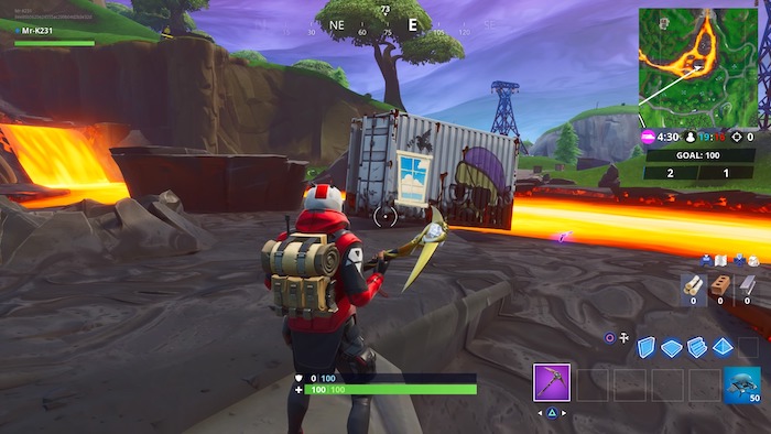 fortnite season 10 week 2 window containers
