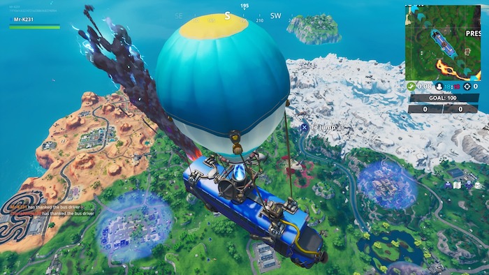 fortnite battle bus season 10 week 4