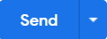 The new Gmail Send button with the schedule arrow