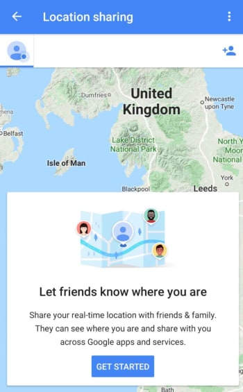 Live Location Sharing on google Maps