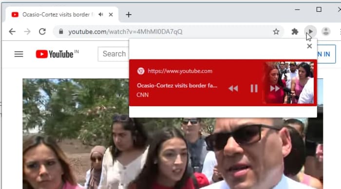 New Google Chrome Global Media Controls