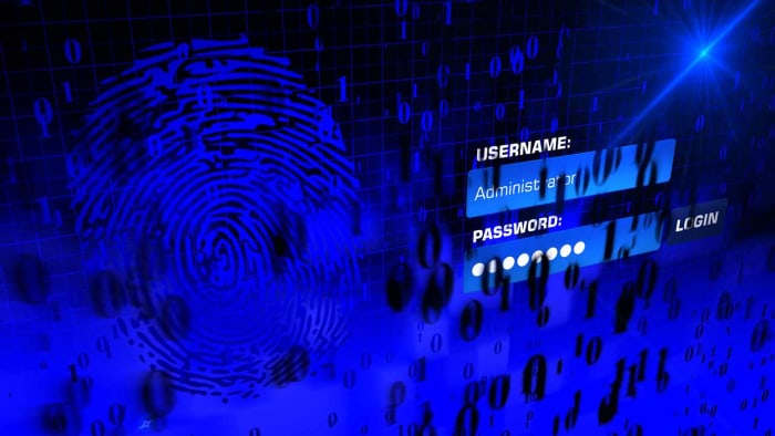 username and password