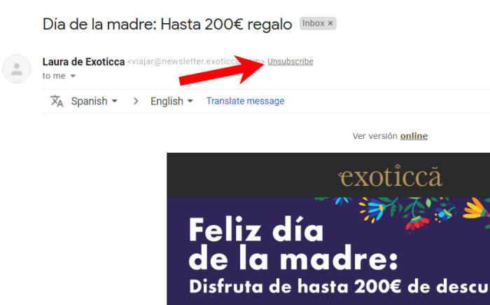 unsubscribe