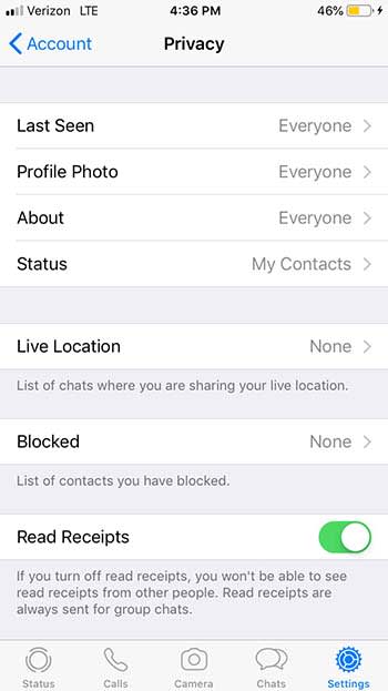 WhatsApp Privacy