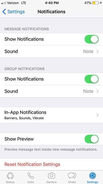 WhatsApp Notifications