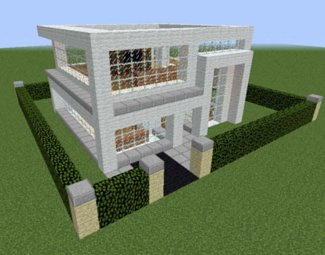 Modern house minecraft