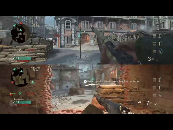 Splitscreen shooter