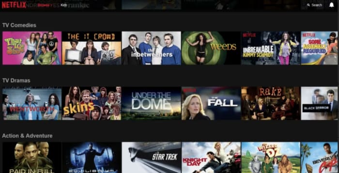content on netflix