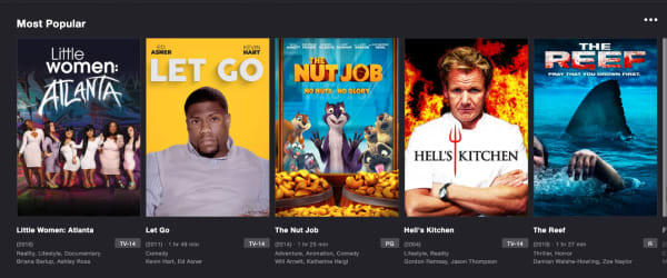 tubi tv options