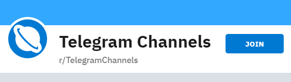 The Reddit channel for Telegram channels