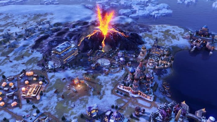 Civ 6 Gathering Storm volcano eruption