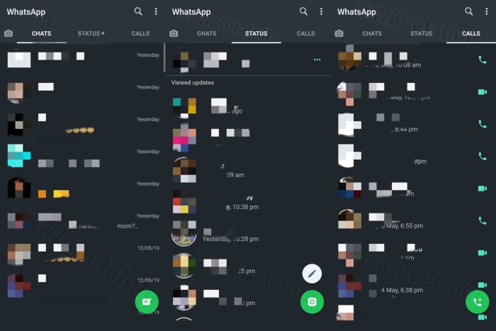 WhatsApp night mode