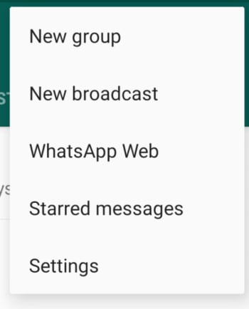 New WhatsApp Broadcast