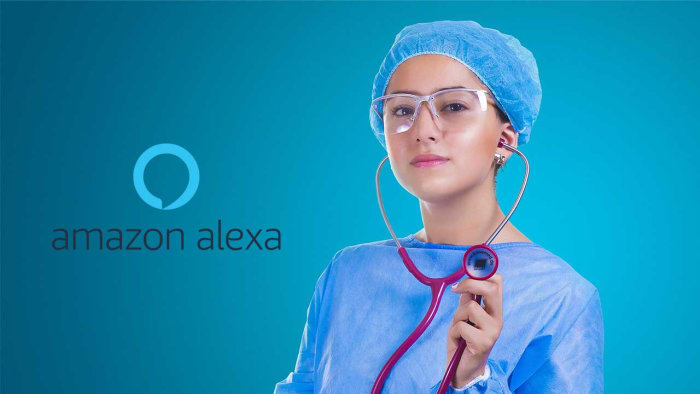 Amazon Alexa and a doctor