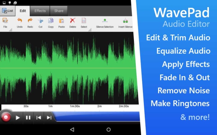 WavePad Audio Editor