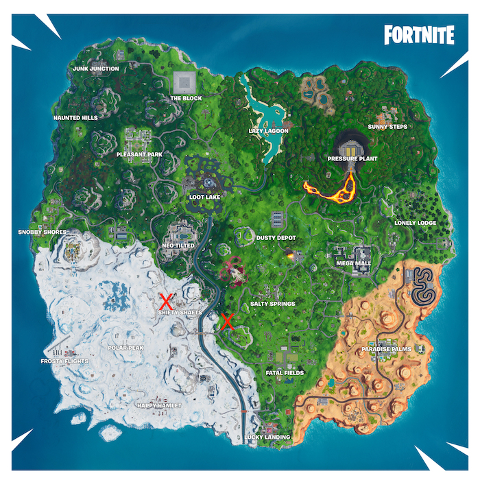 fortnite season 10 week 2 billboards map