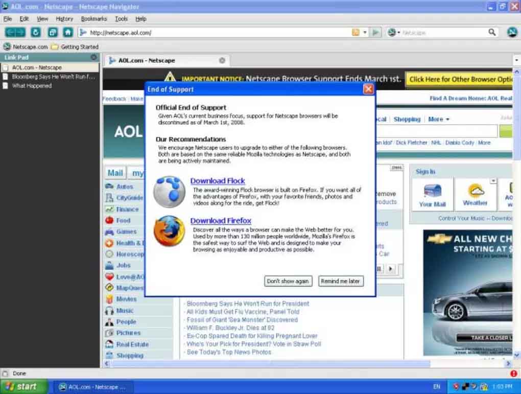 Netscape Navigator Retro