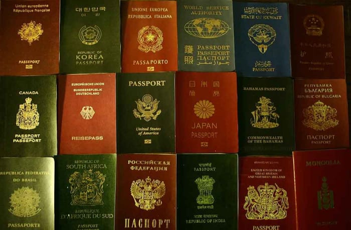 many passports different nationalities