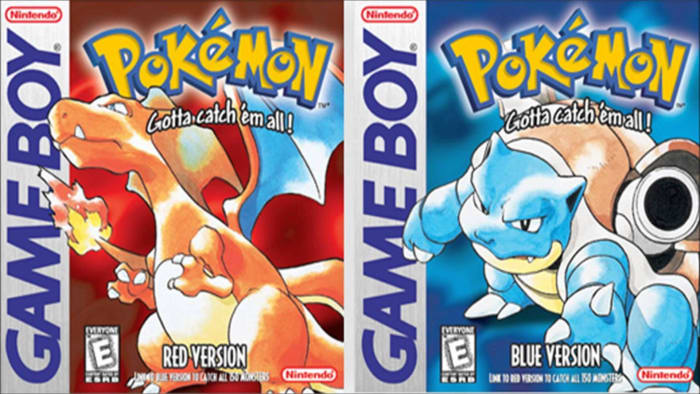 pokemon red blue game boy