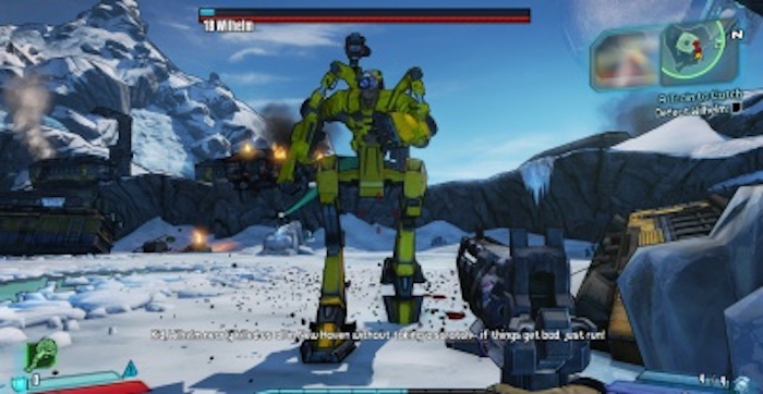 borderlands 2 wilhelm boss battle