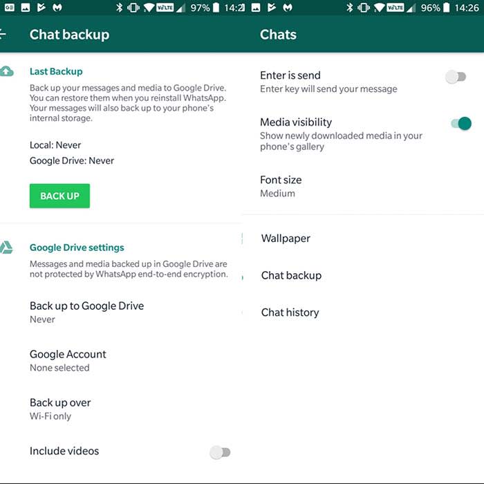 WhatsApp Android