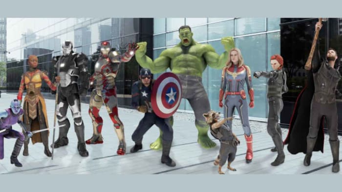 New AR Avengers stickers for the Pixel 3