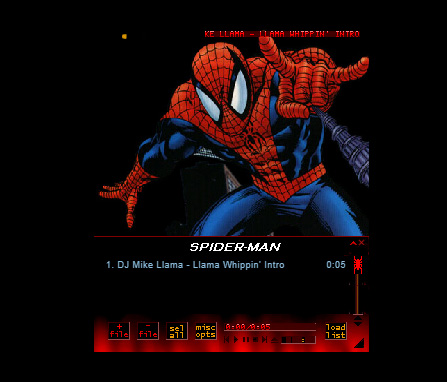 Spiderman skin