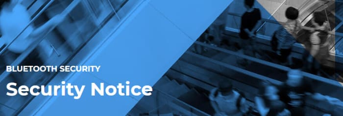 Bluetooth Security notice