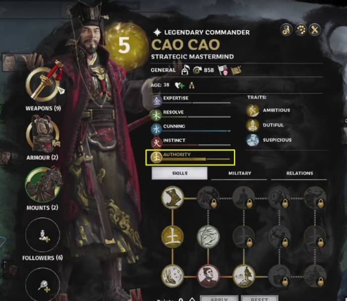 Total War: Three Kingdoms Cao Cao