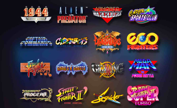 List of games for the capcom home arcade