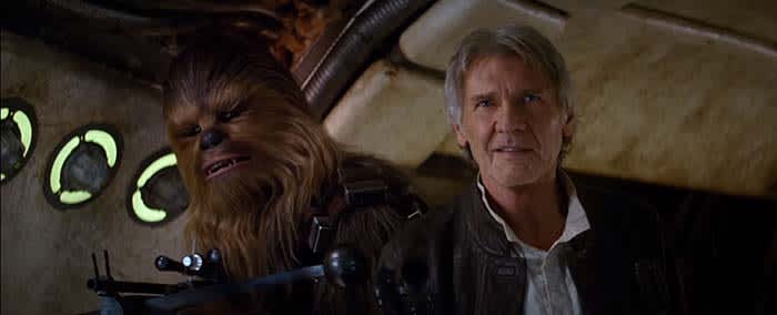 Chewbacca and han Solo