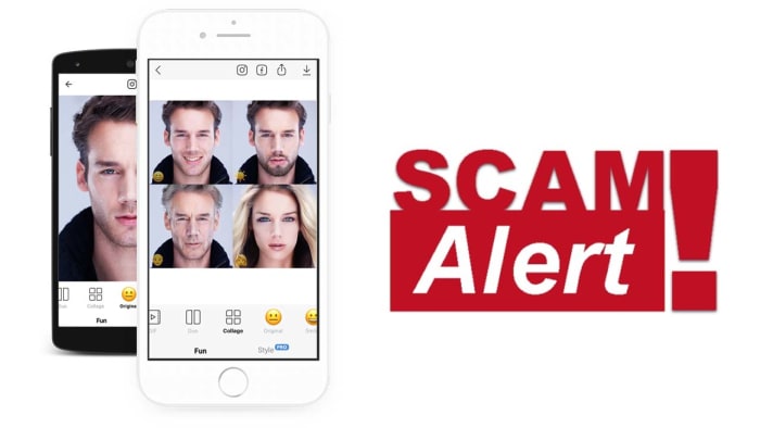 FaceApp scam