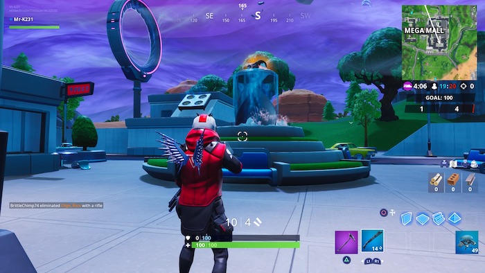 fortnite season 10 week 2 fountain