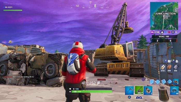 fortnite season 10 week 2 crane