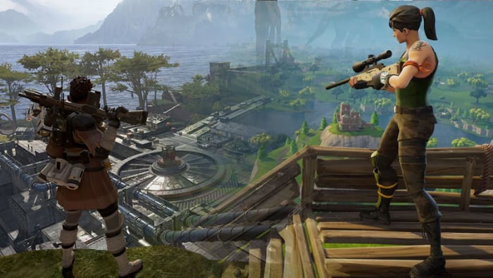 Fortnite Apex Legends graphics comparison