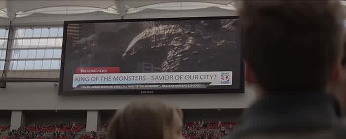 Godzilla 2014 ending