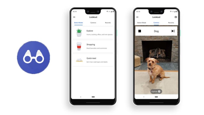 Google Lookout Screenshots